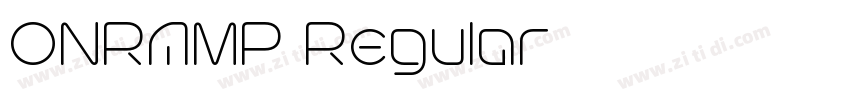 ONRAMP Regular字体转换 ONRAMP Regular字体转换